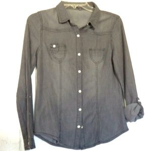 Chiqle Western Shirt Pearl Snap SZ S